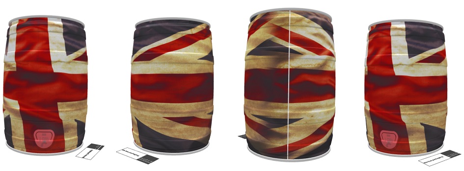 Union Jack mini kegs 945