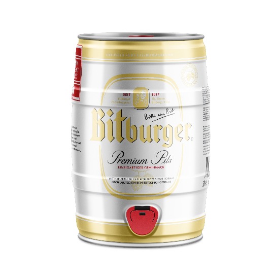 Bitburger Pils mini-keg