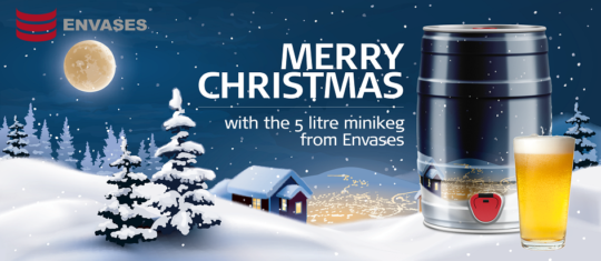 Christmas mini keg 945